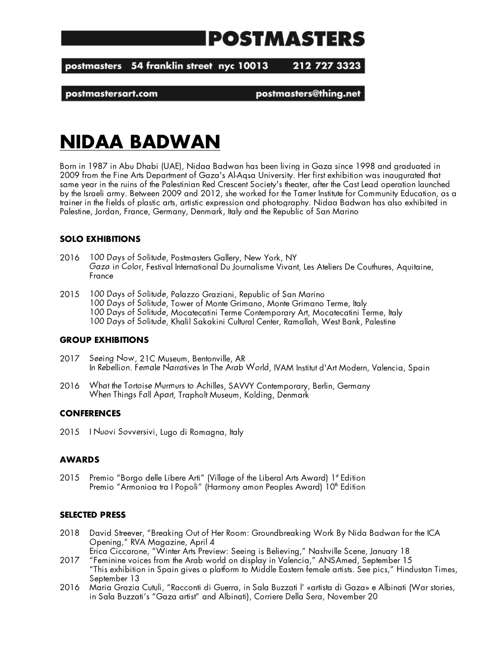 Nidaa Badwan
