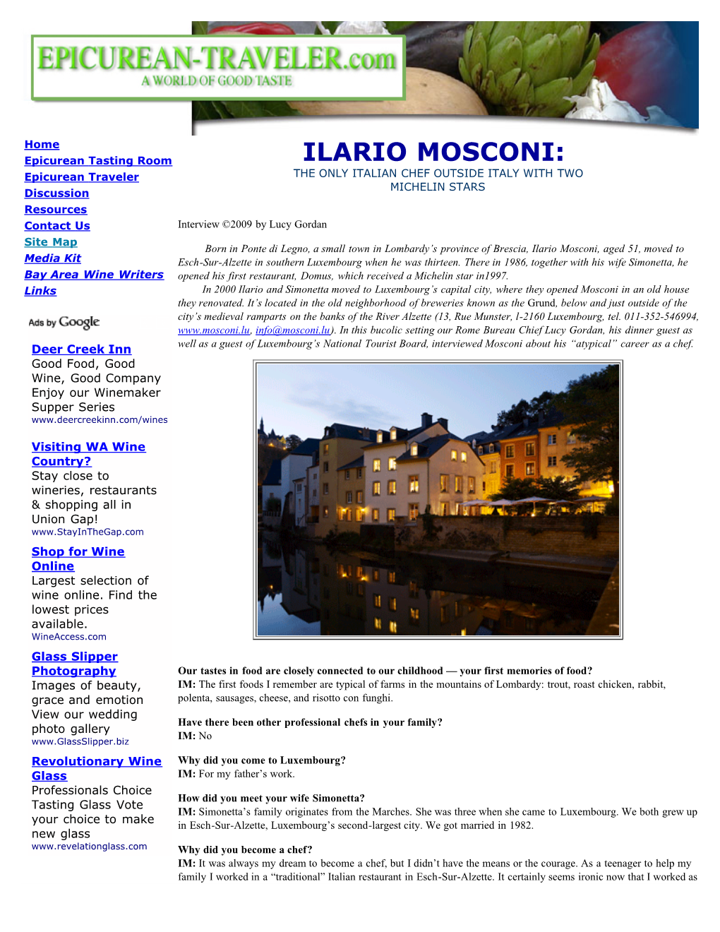 Ilario Mosconi: the Only Italian Chef Outside Italy With