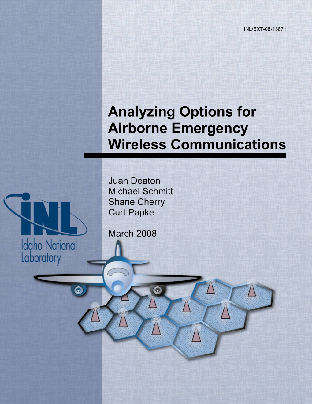 Analyzing Options for Airborne Emergency Wireless Communications