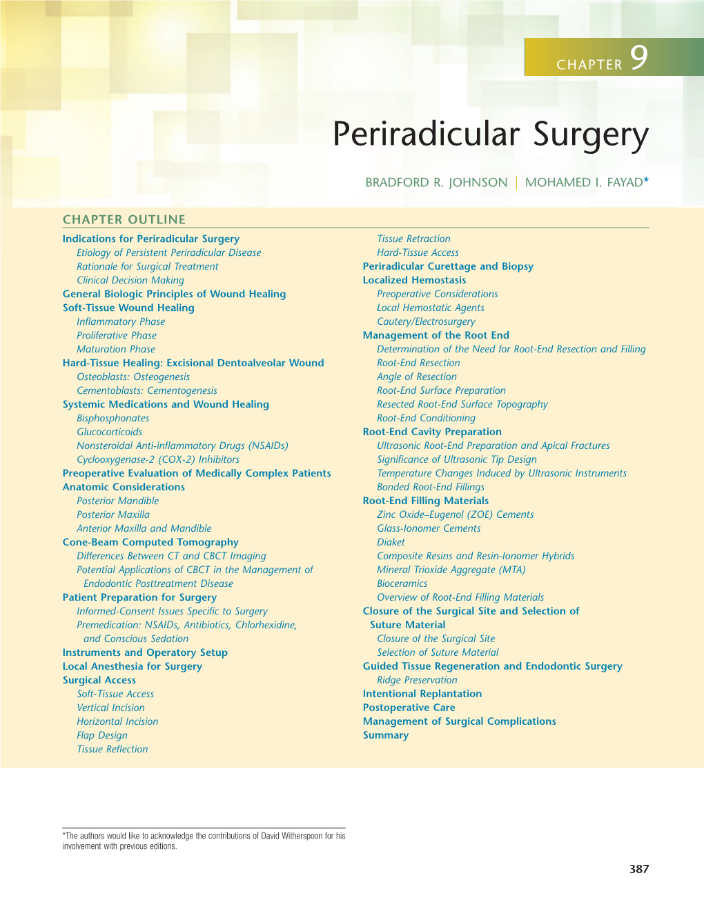 Periradicular Surgery