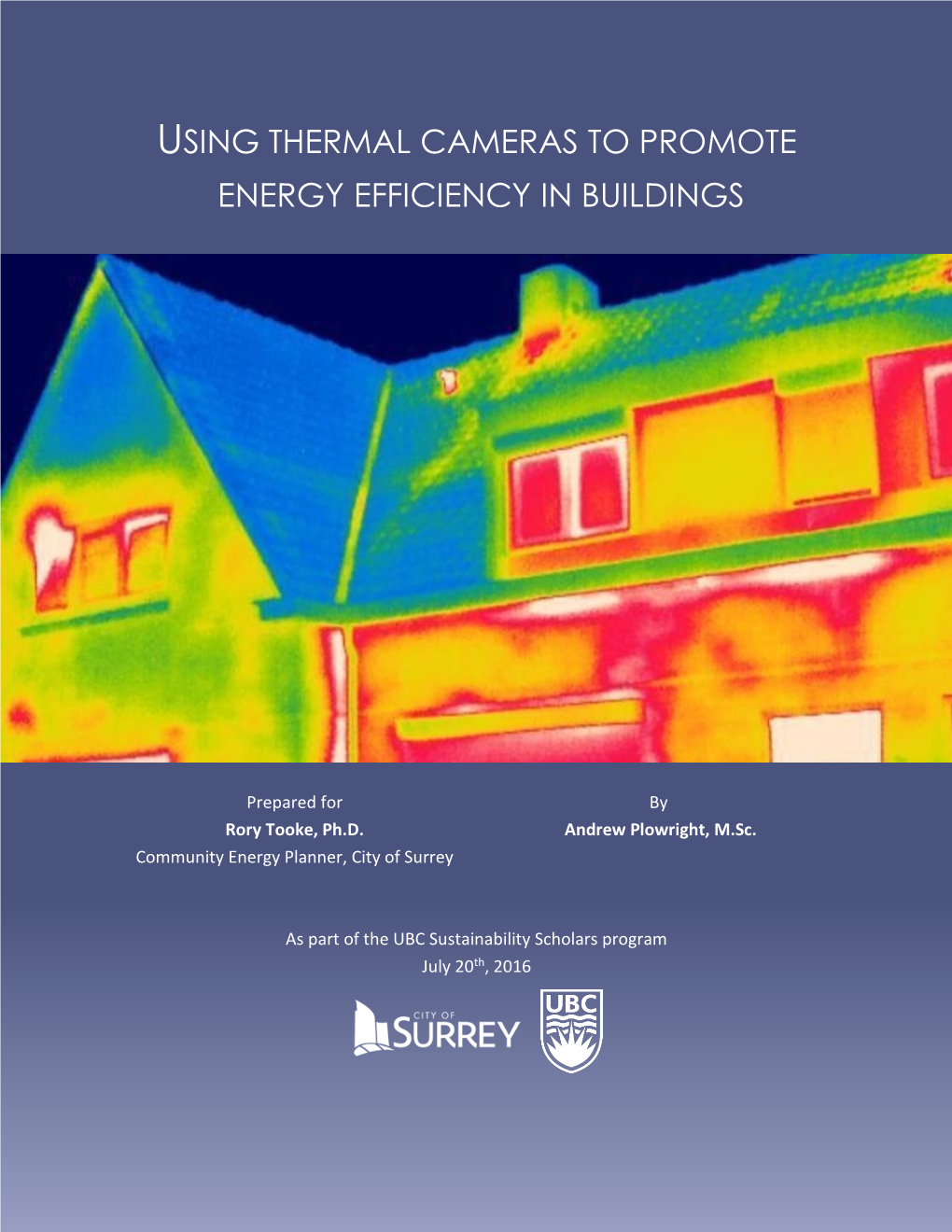 Using Thermal Cameras to Promote Energy Efficiency in Buildings