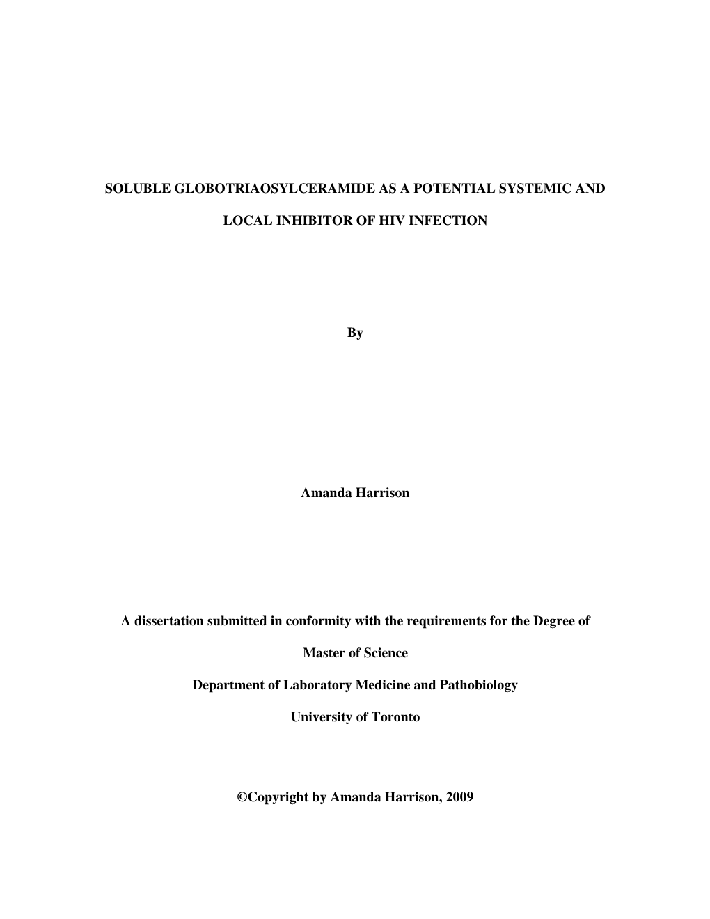 Soluble Globotriaosylceramide As a Potential Systemic And