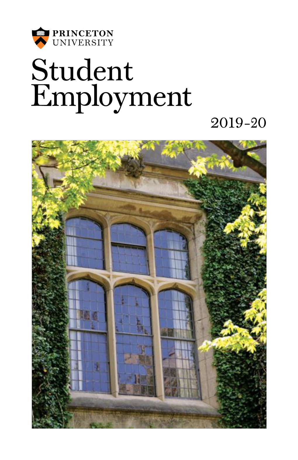 Student Employment 2019–20