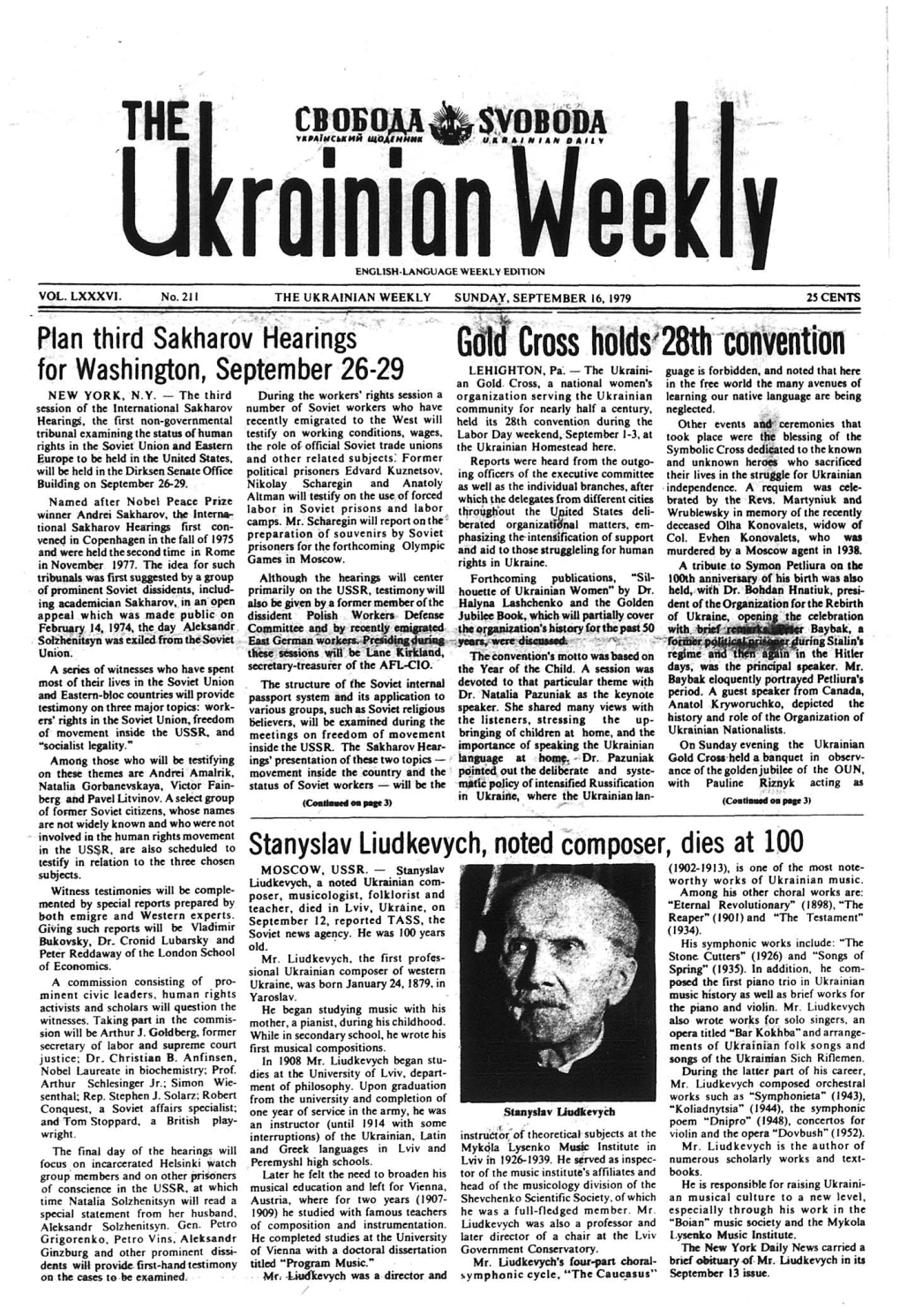 The Ukrainian Weekly 1979, No.37