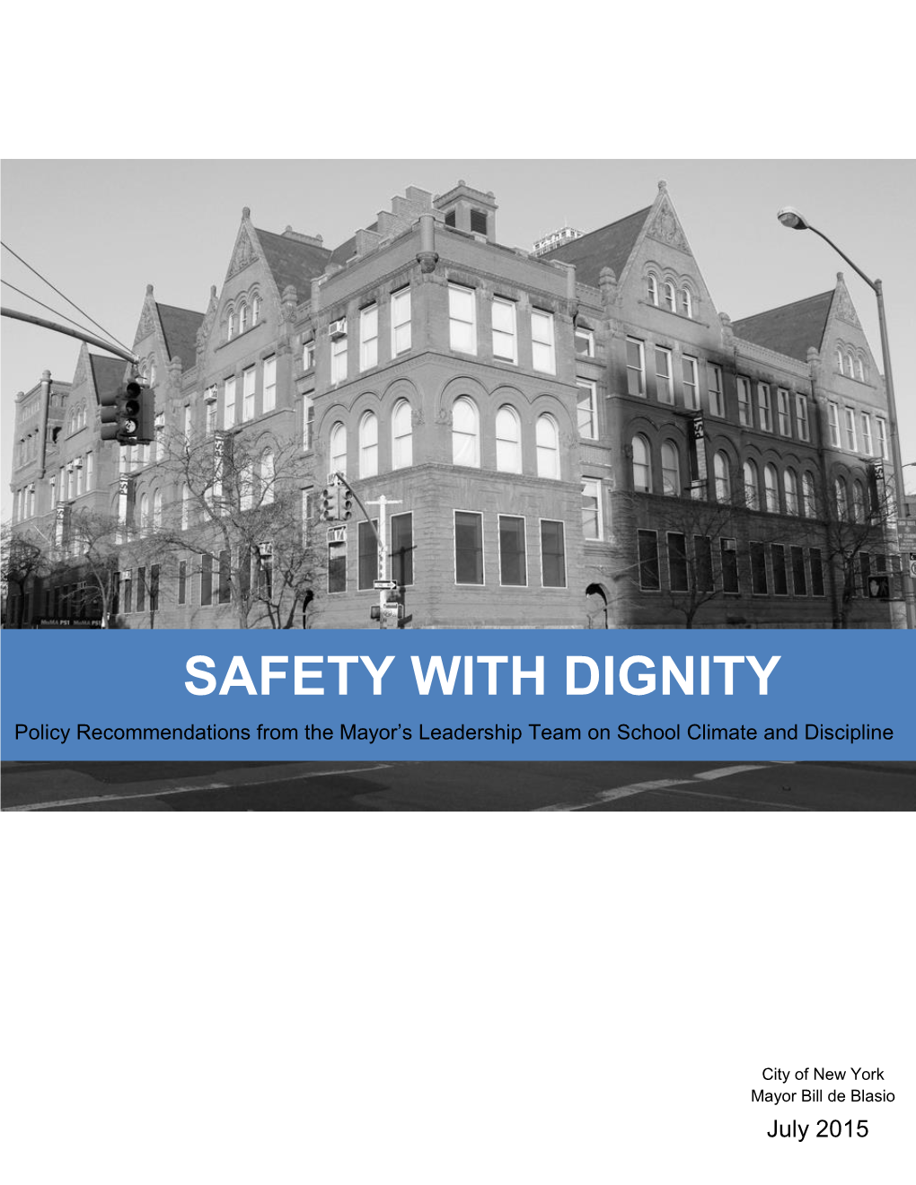 Read Safety with Dignity, an Executive Summary of The