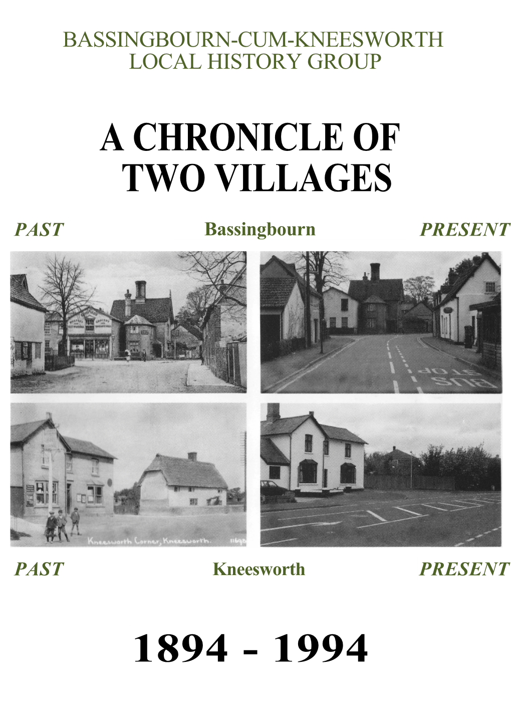 A Chronicle of Two Villages 1894