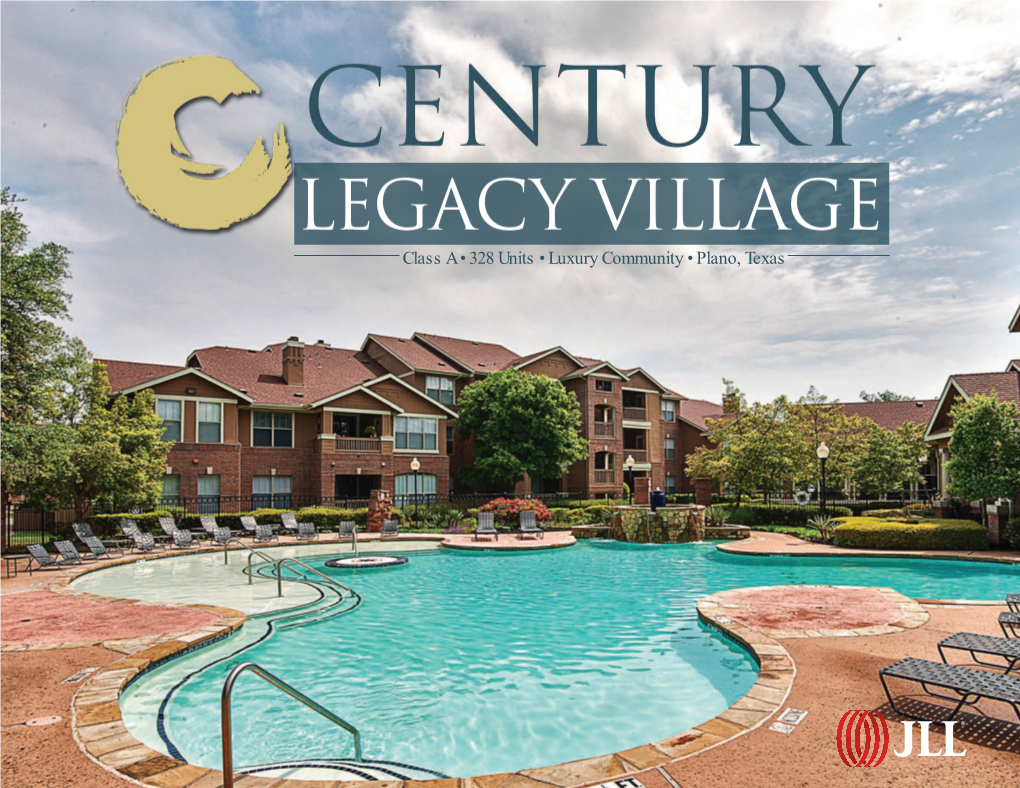 Class a • 328 Units • Luxury Community • Plano, Texas Executive Summary