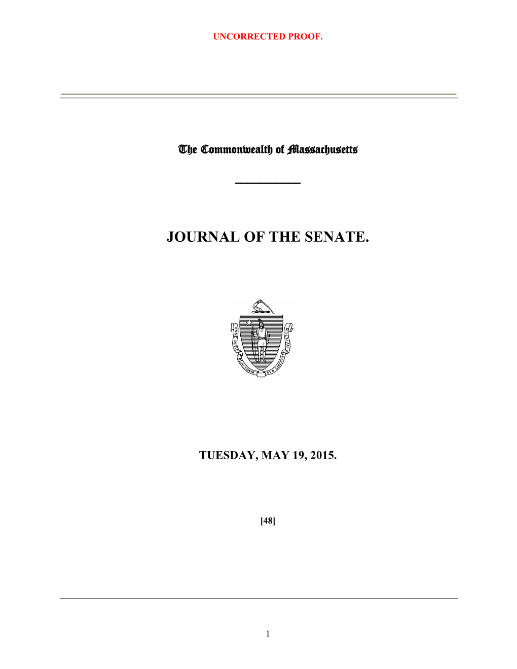 Journal of the Senate