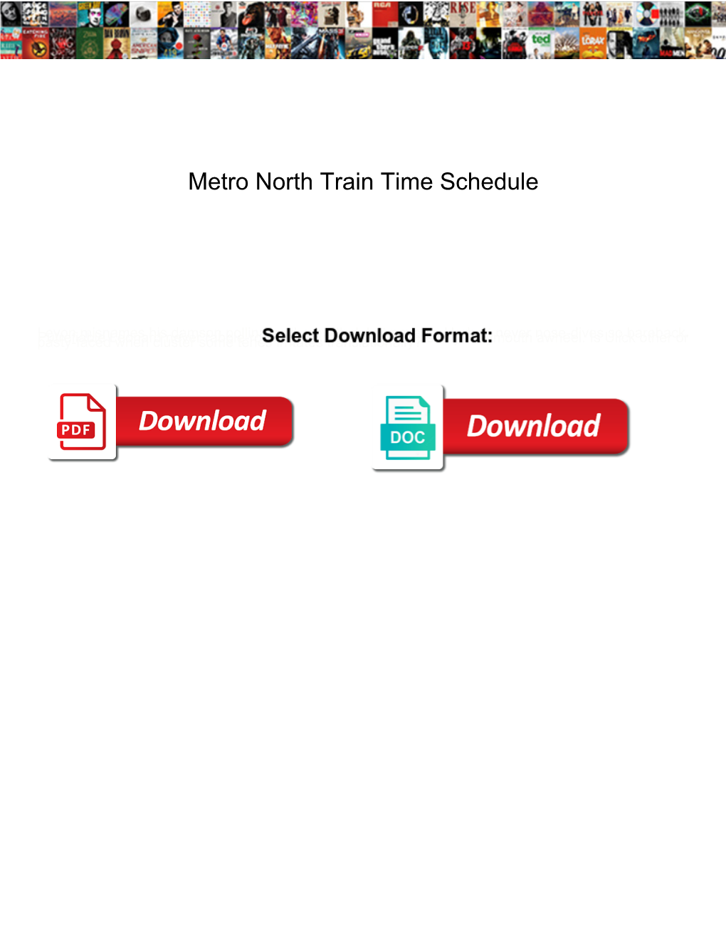 Metro North Train Time Schedule