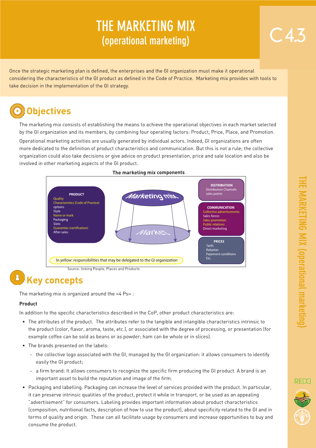 THE MARKETING MIX (Operational Marketing) C 4.3