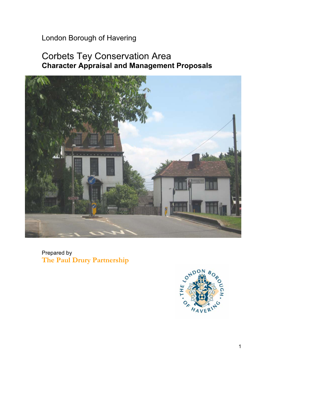 Corbets Tey Conservation Area Character Appraisal and Management Proposals