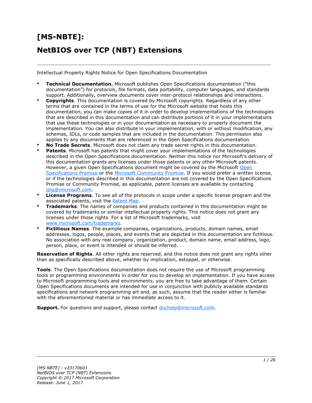 [MS-NBTE]: Netbios Over TCP (NBT) Extensions