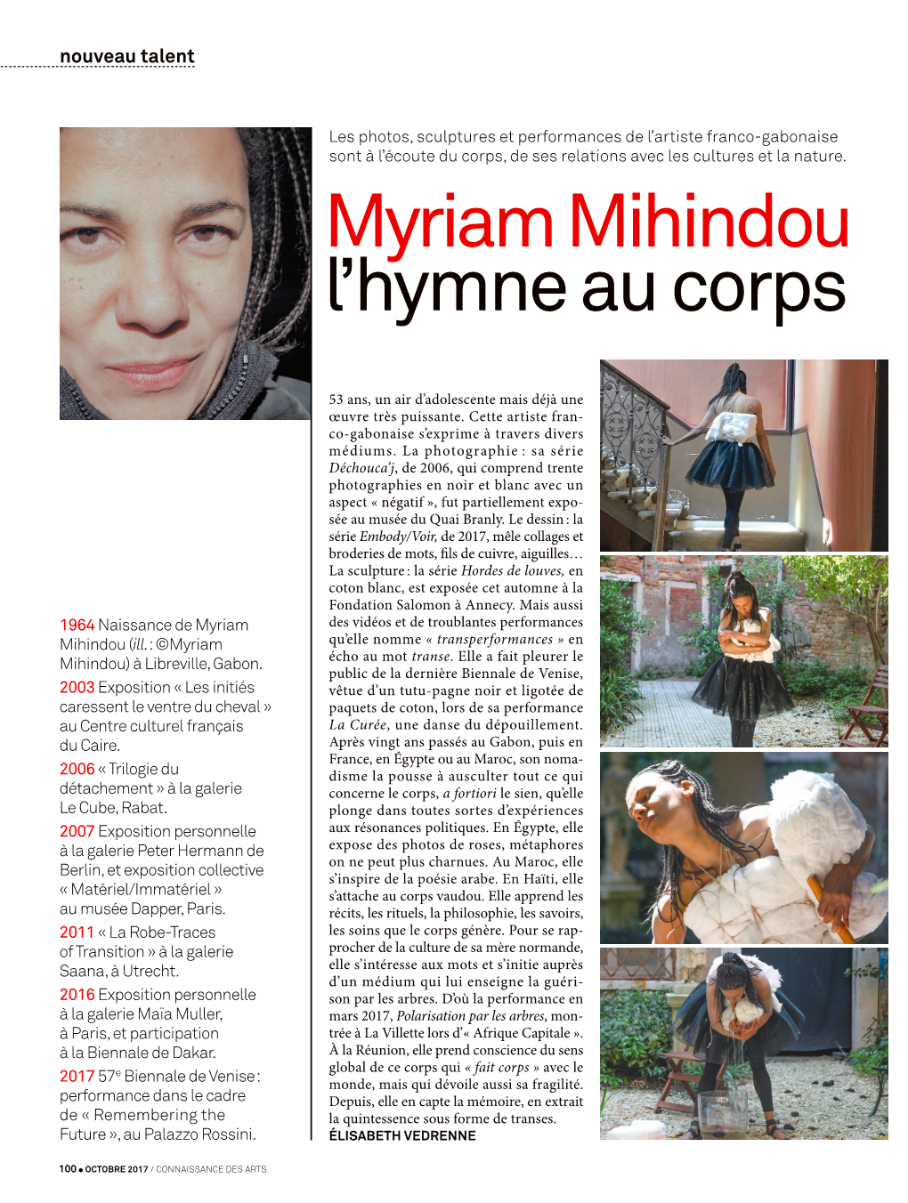 Myriam Mihindou L'hymne Au Corps