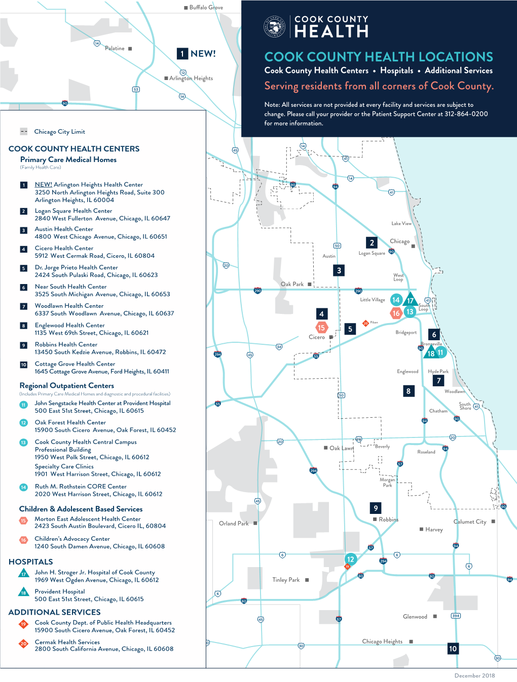 Cook County Health Locations