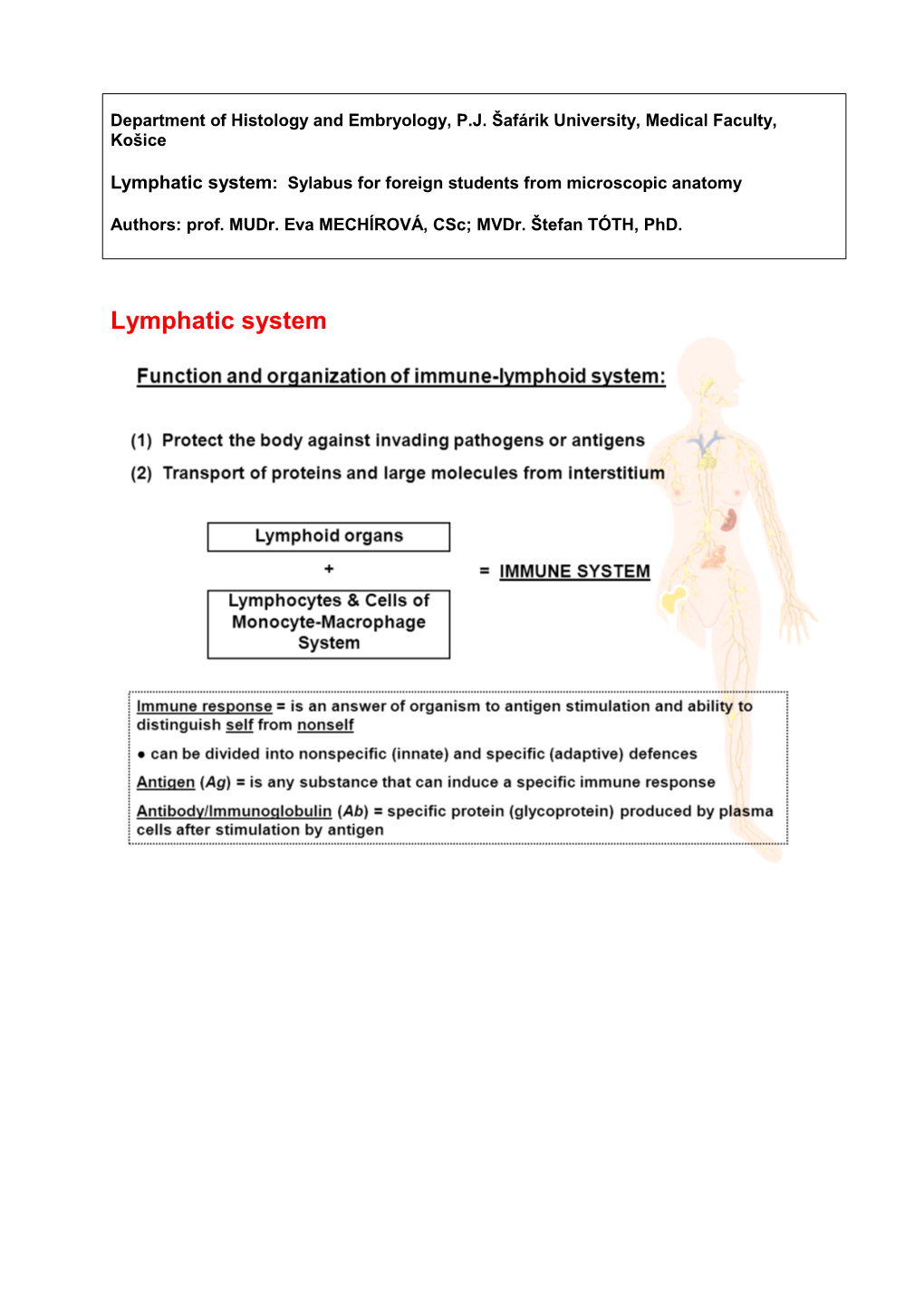 Lymphoid System