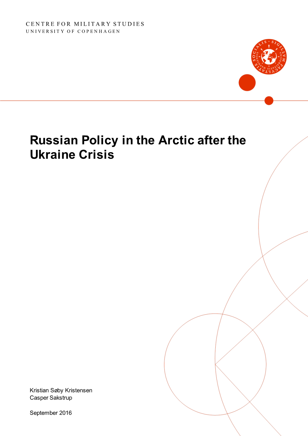 Russian Policy in the Arctic After the Ukraine Crisis