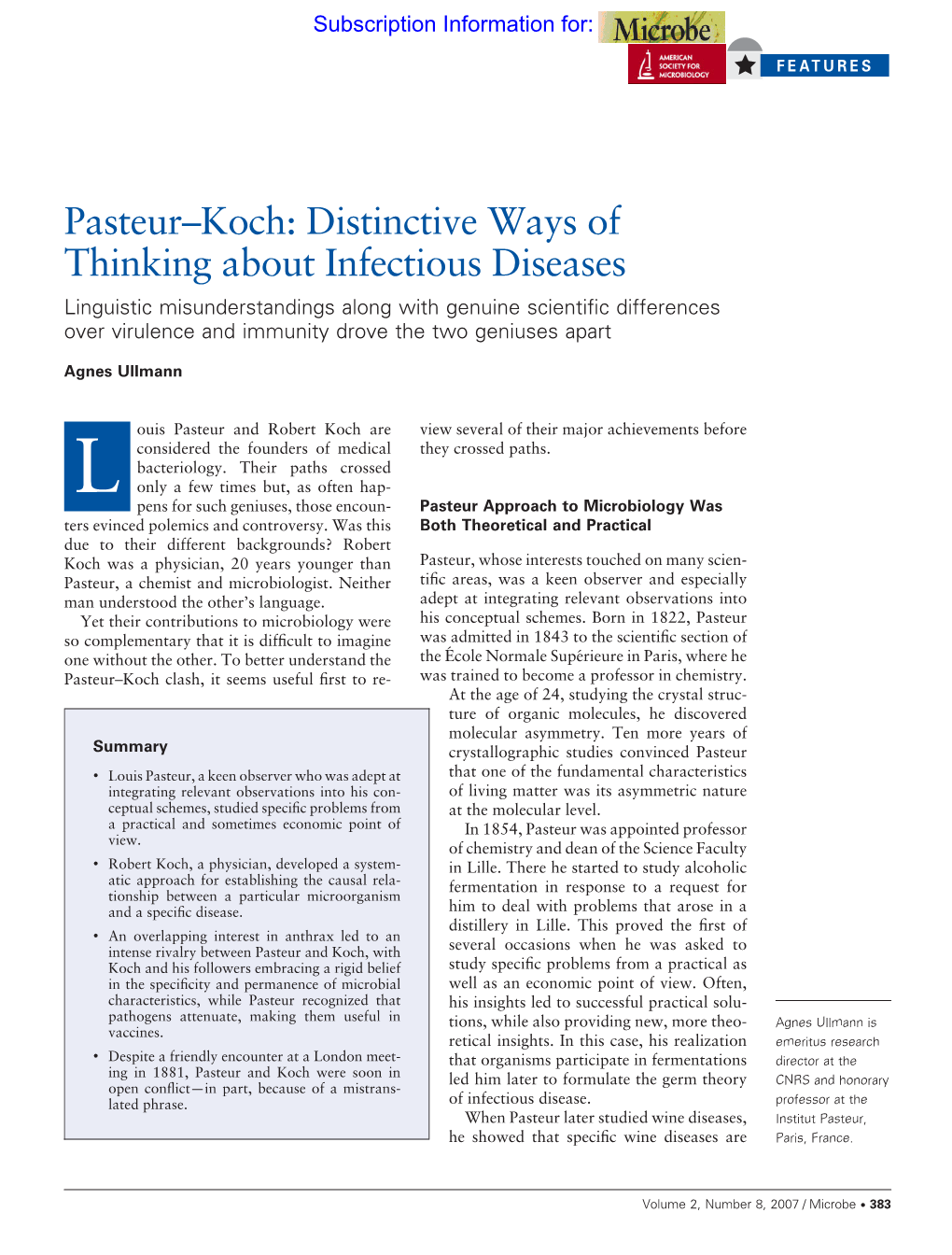 Pasteur–Koch