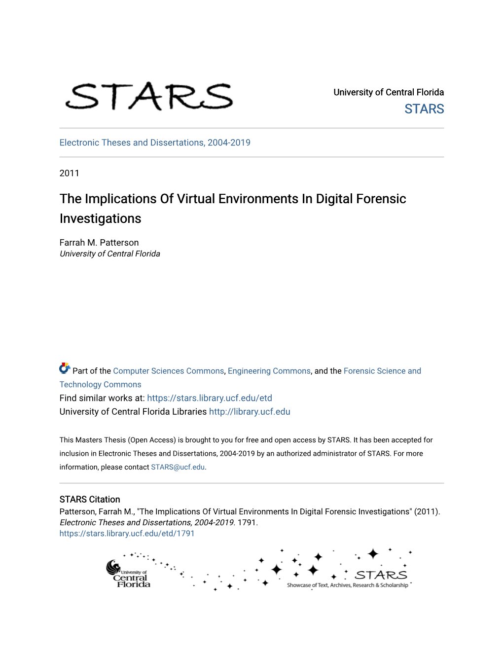 The Implications of Virtual Environments in Digital Forensic Investigations