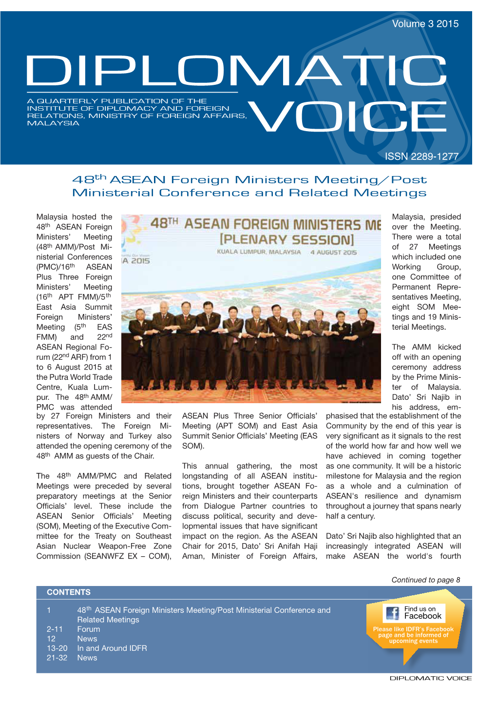 Diplomatic Voice Vol 3 2015
