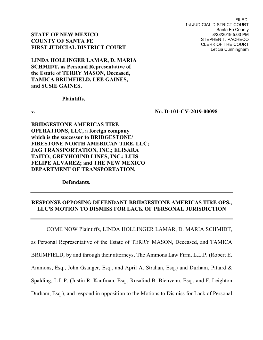 United States District Court for New Mexico Adopted the Same Analysis