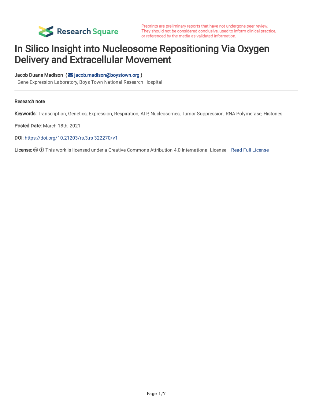 In Silico Insight Into Nucleosome Repositioning Via Oxygen Delivery and Extracellular Movement