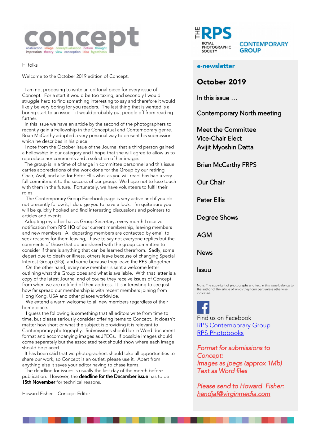 October 2019 Edition of Concept