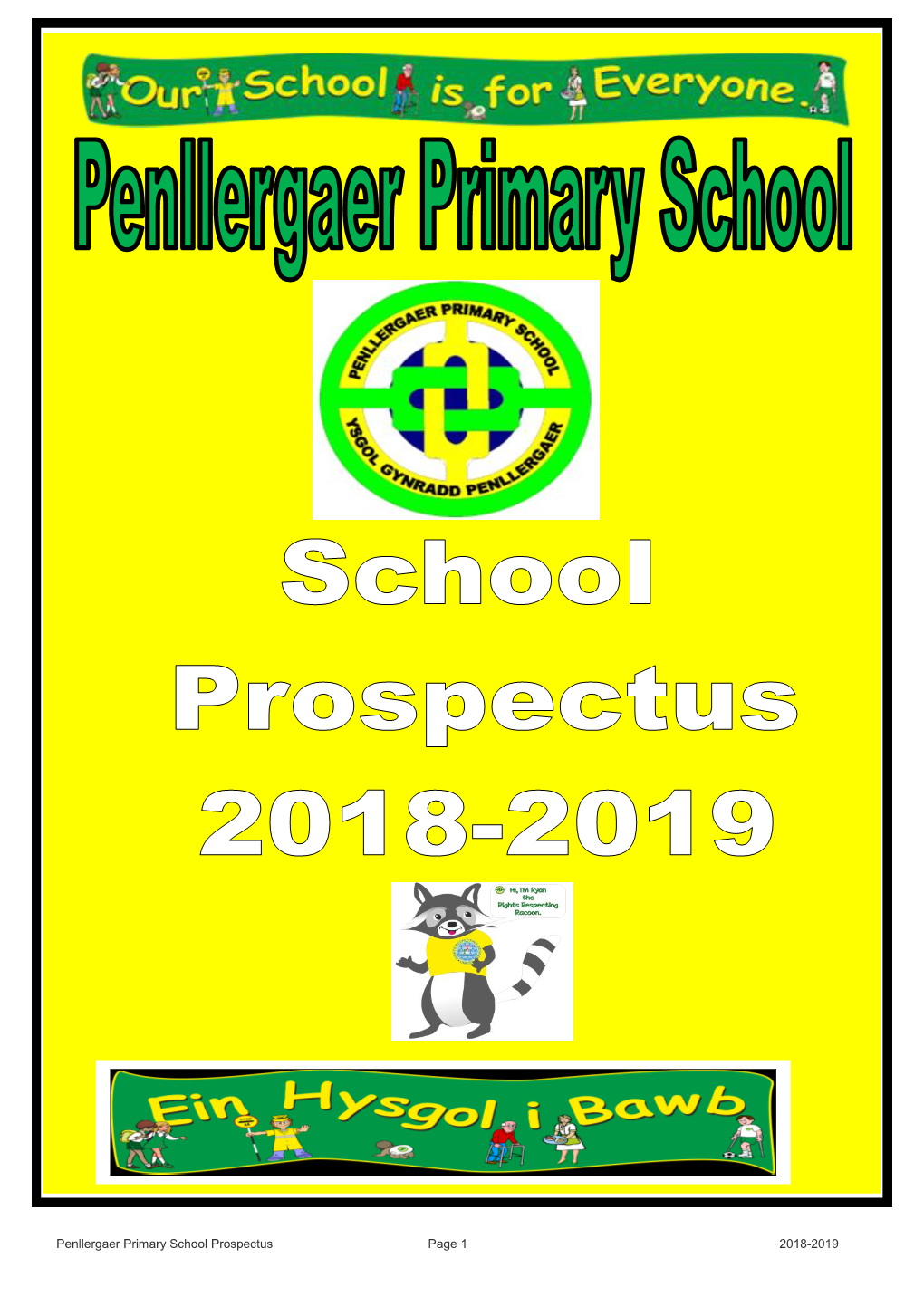 Penllergaer Primary School Prospectus Page 1 2018-2019