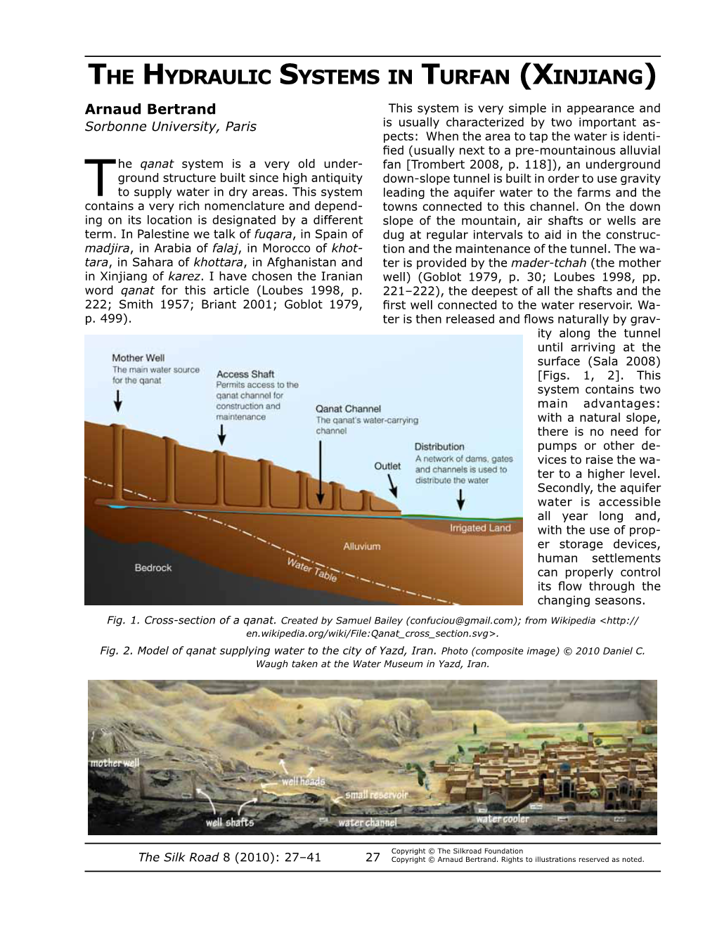 The Hydraulic Systems in Turfan