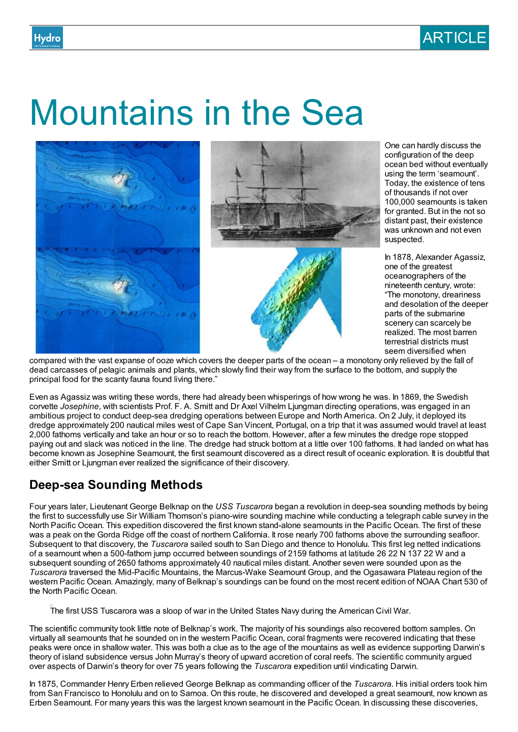 Mountains in the Sea