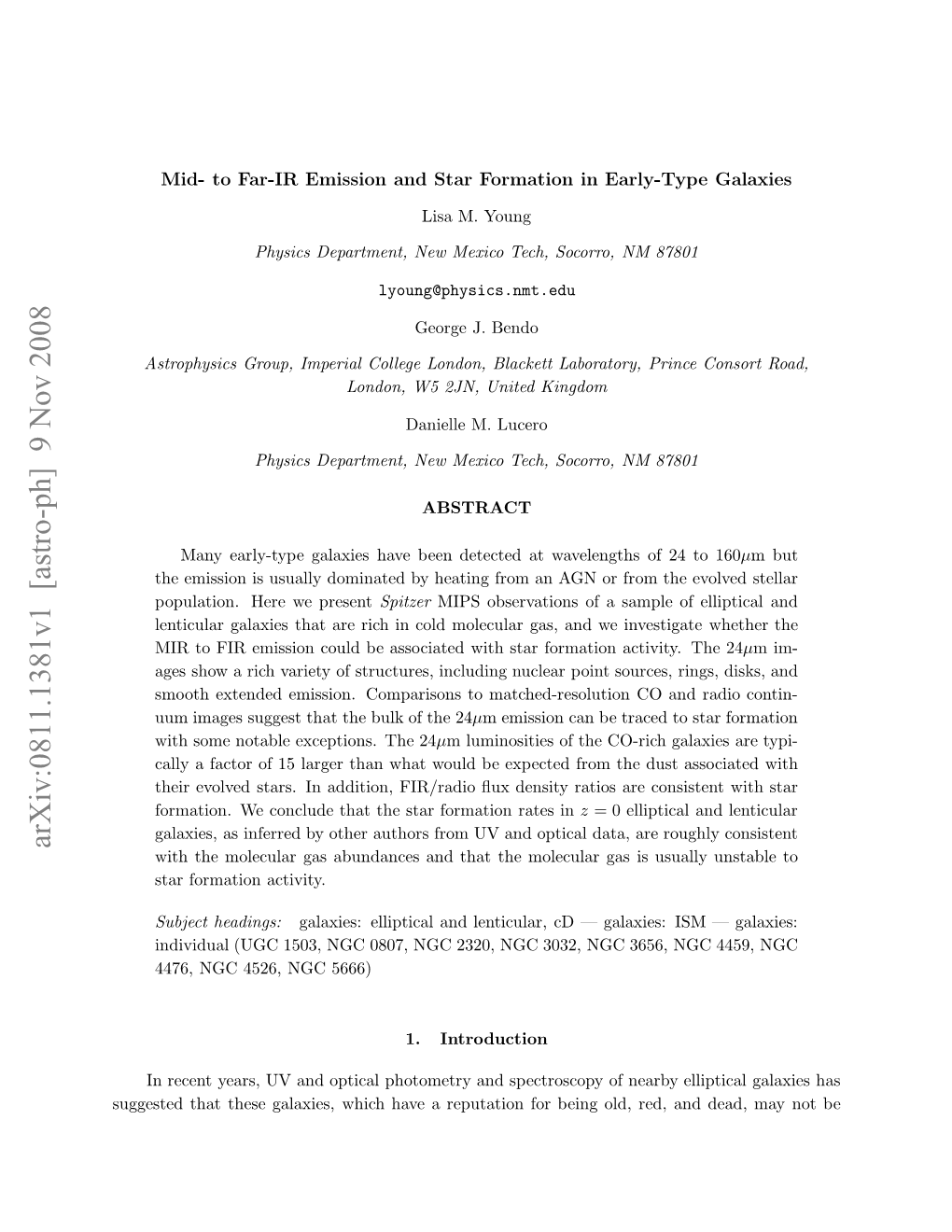Mid-To Far-IR Emission and Star Formation in Early-Type Galaxies