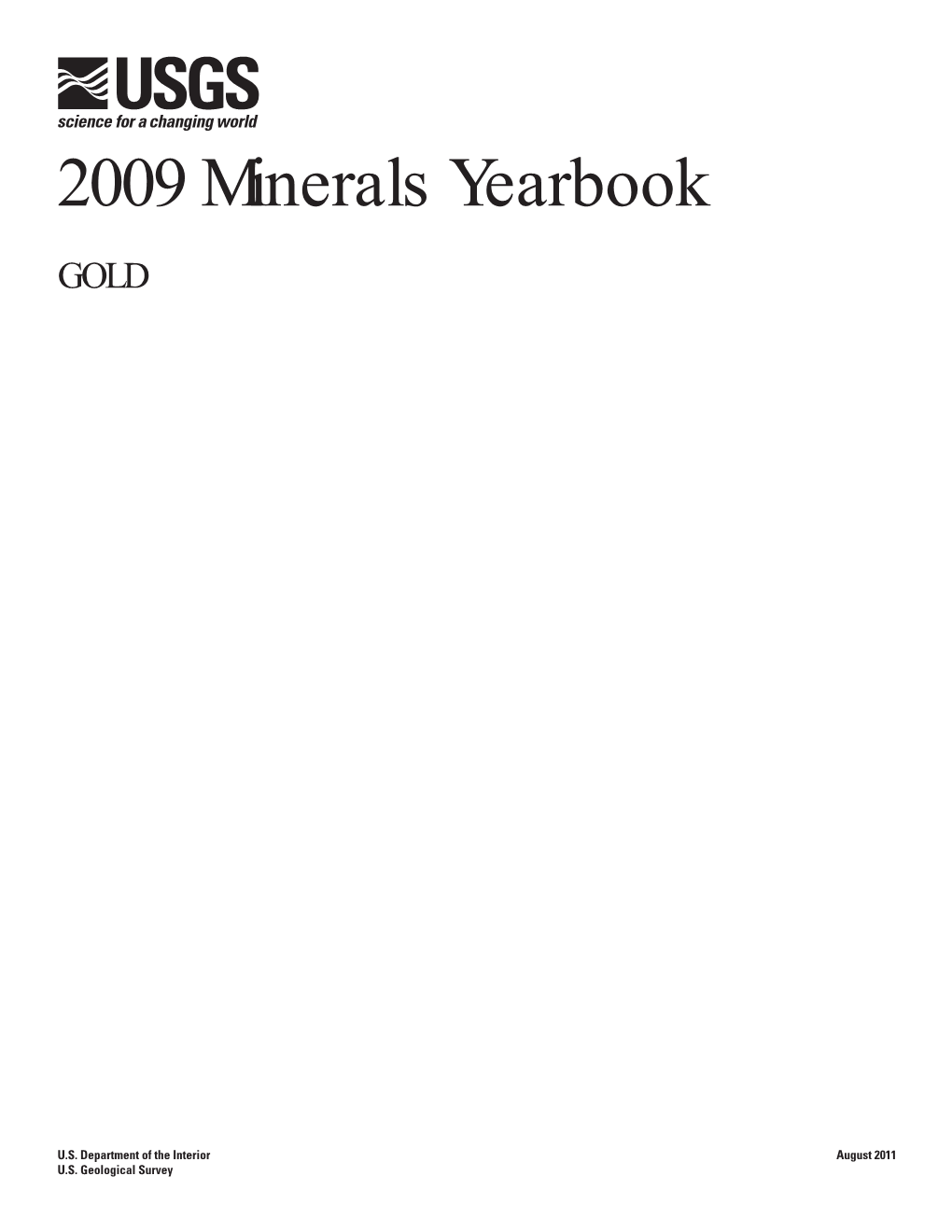 2009 Minerals Yearbook