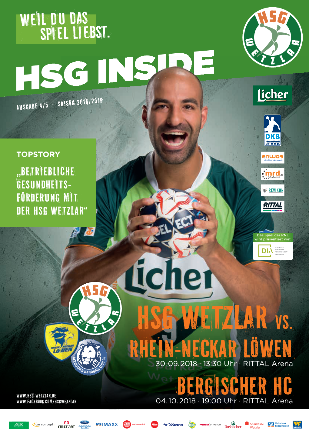 HSG Inside 2018-2019 Ausgabe 4+5.Indd