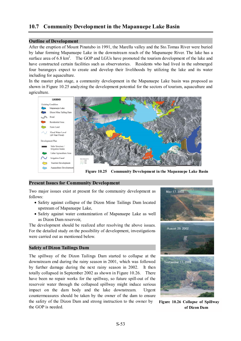 10.7 Community Development in the Mapanuepe Lake Basin