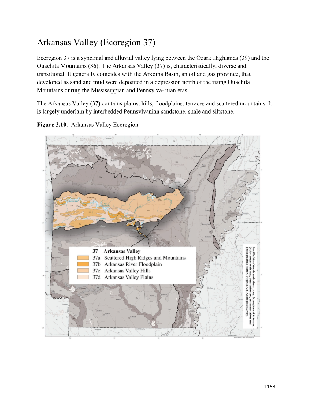 Arkansas Valley Ecoregion