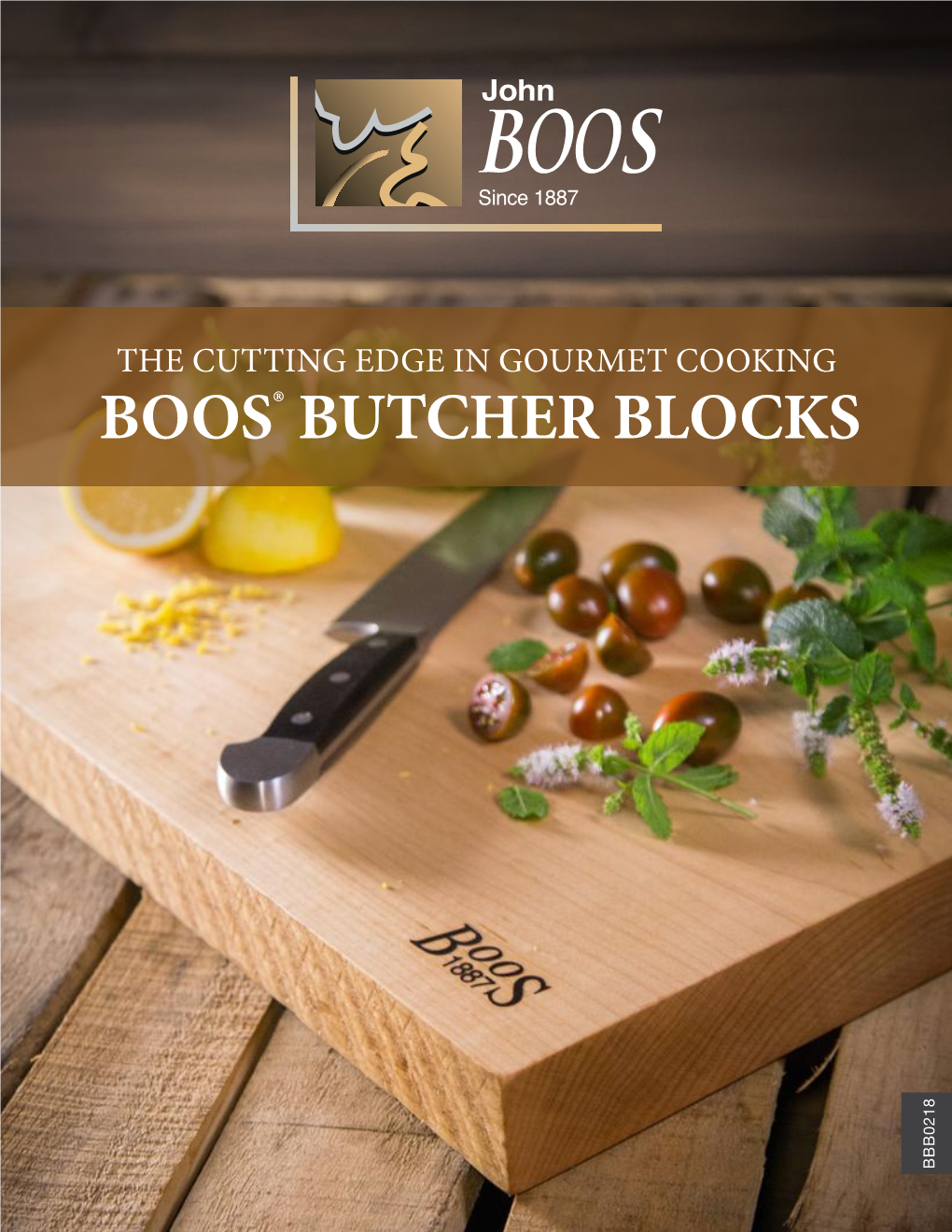 The Cutting Edge in Gourmet Cooking Boos® Butcher Blocks Bbb0218 P.O