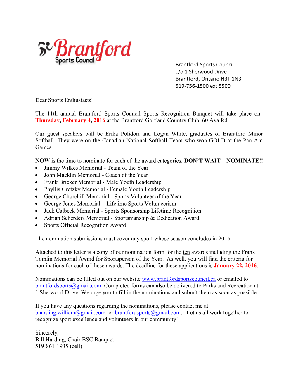 Brantford Sports Council