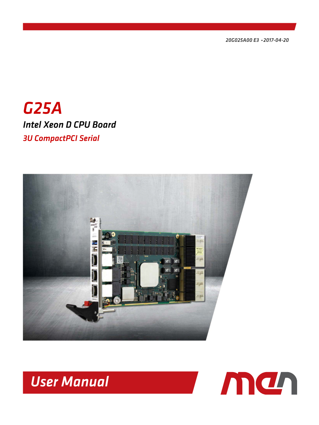 G25A User Manual