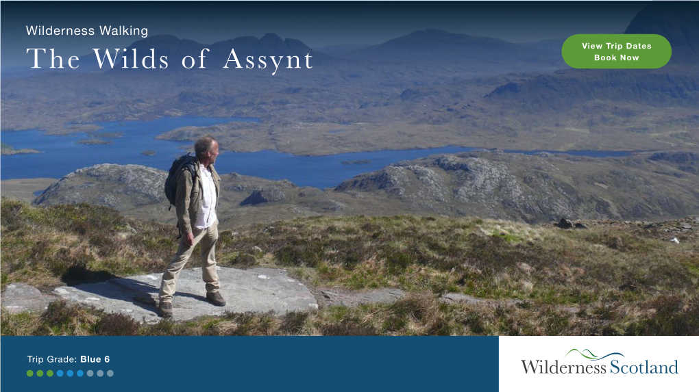 Wilderness Walking View Trip Dates the Wilds of Assynt Book Now