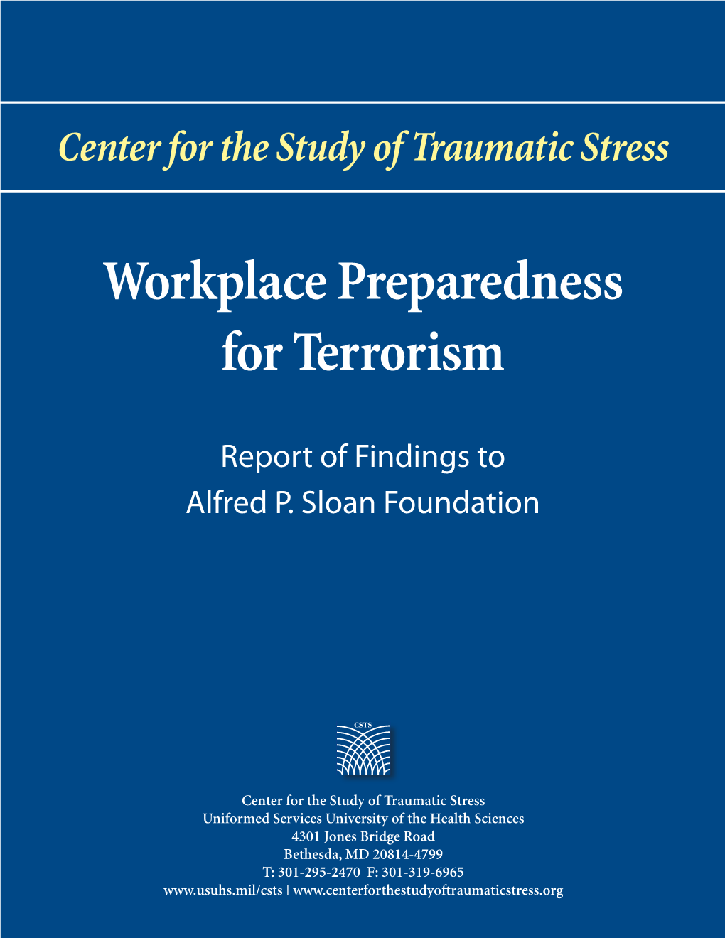 Workplace Preparedness for Terrorism