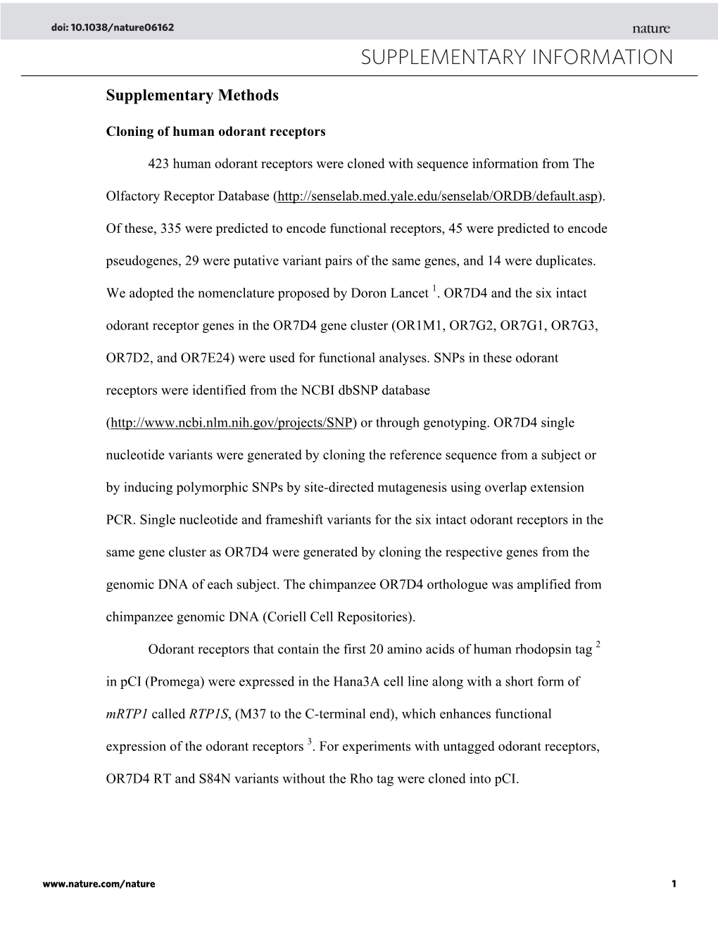 Supplementary Methods