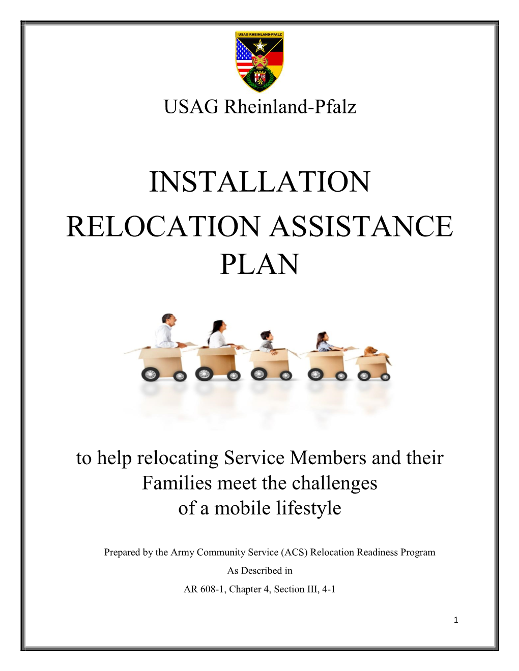 Installation Relocation Assistance Plan