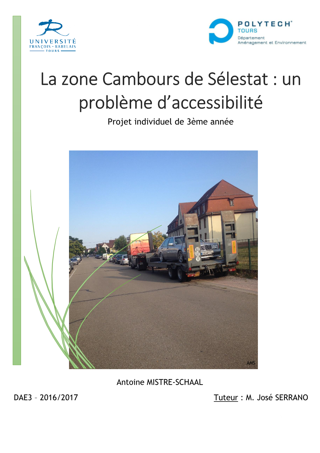 La Zone Cambours De Sélestat : Un Problème D'accessibilité