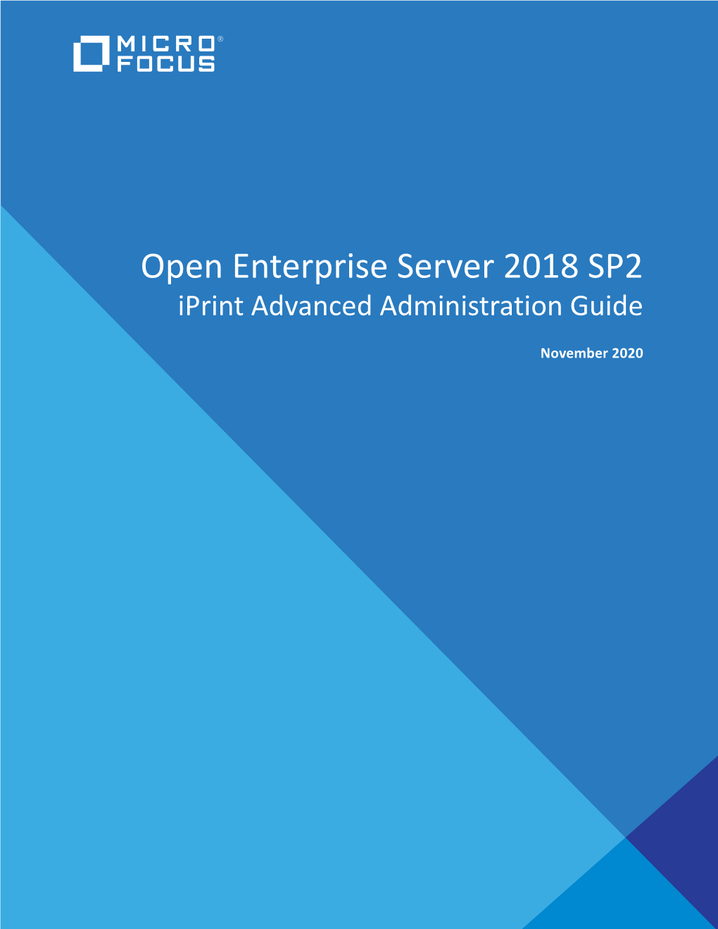 Open Enterprise Server 2018 SP2 Iprint Advanced Administration Guide