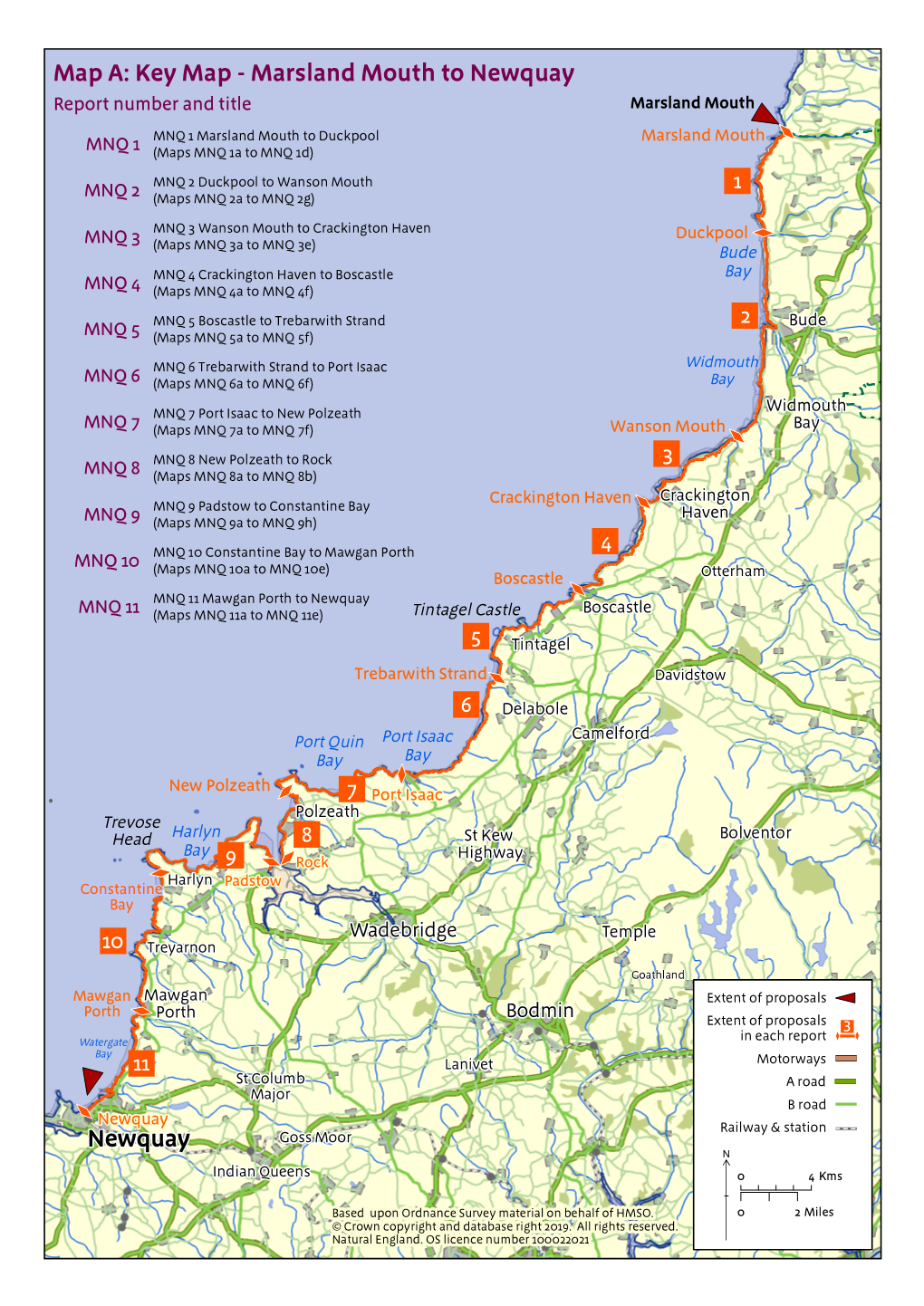 Marsland Mouth to Newquay Report Number and Title Marsland Mouth