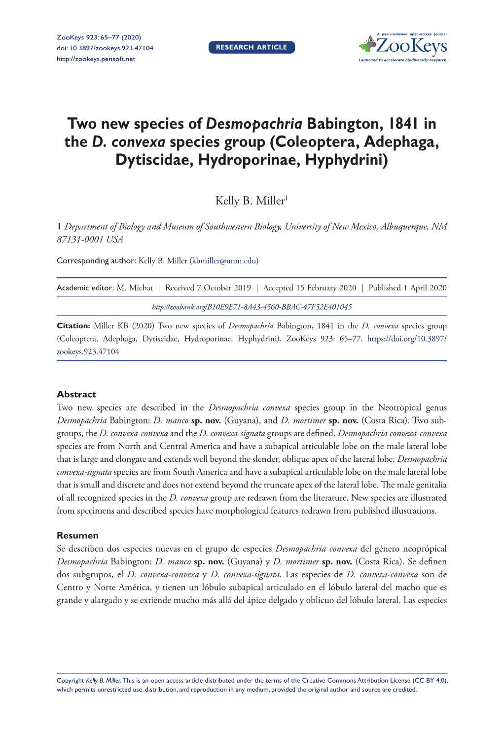 Coleoptera, Adephaga, Dytiscidae, Hydroporinae, Hyphydrini)