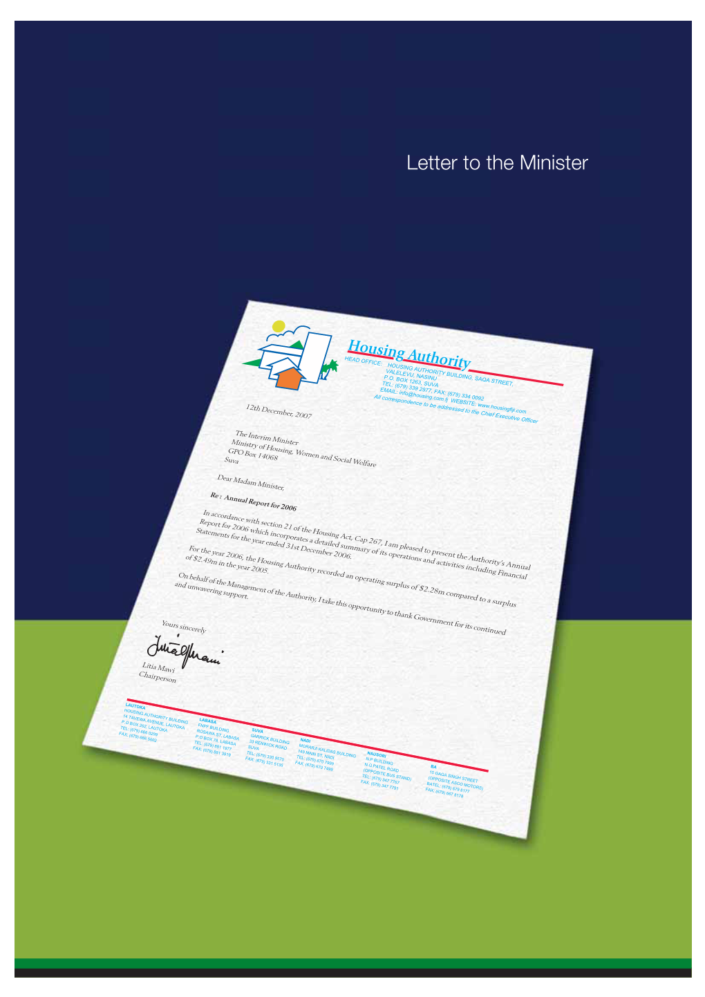 Letter to the Minister 02 Board of Directors