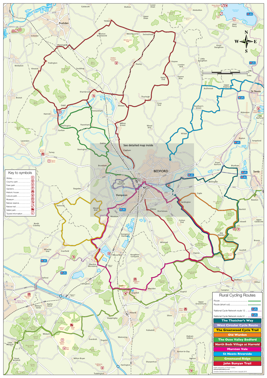 Rural Cycling Routes 5 House 0 7 a Moneypot 1 4 to Milton Keynes Route