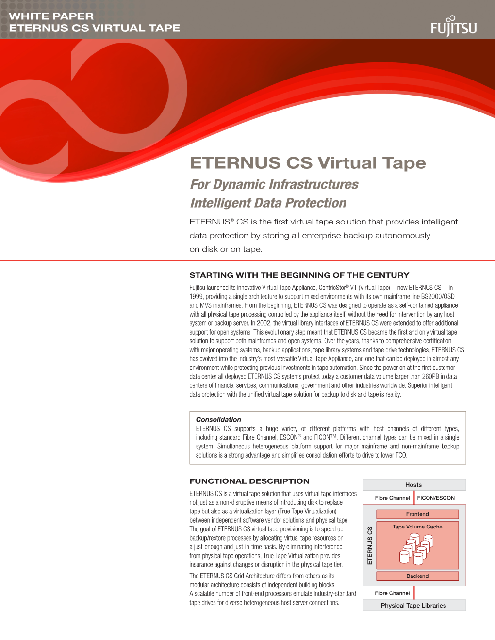 ETERNUS CS Virtual Tape