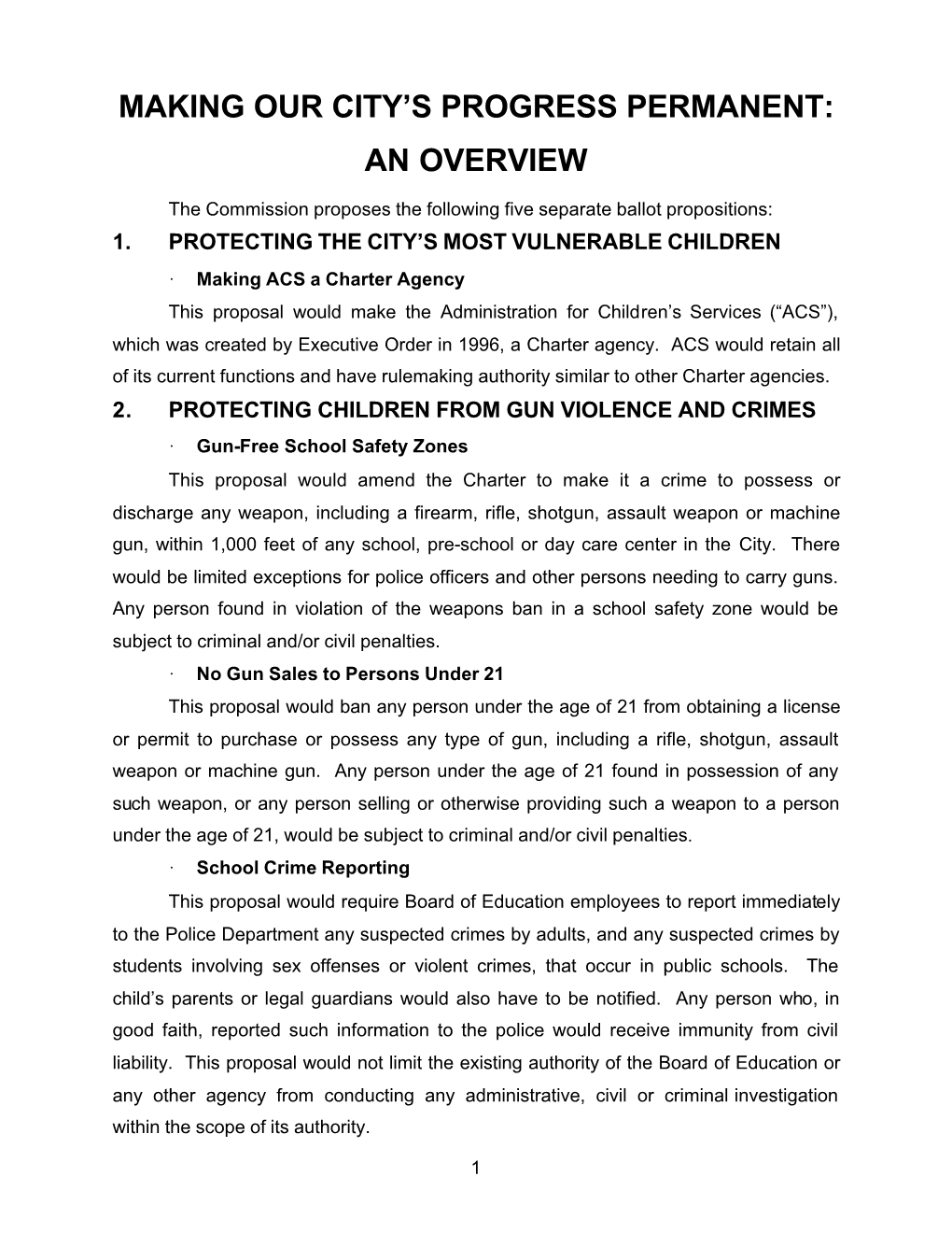 Download the Final Report from the 2001 Charter Revision Commission