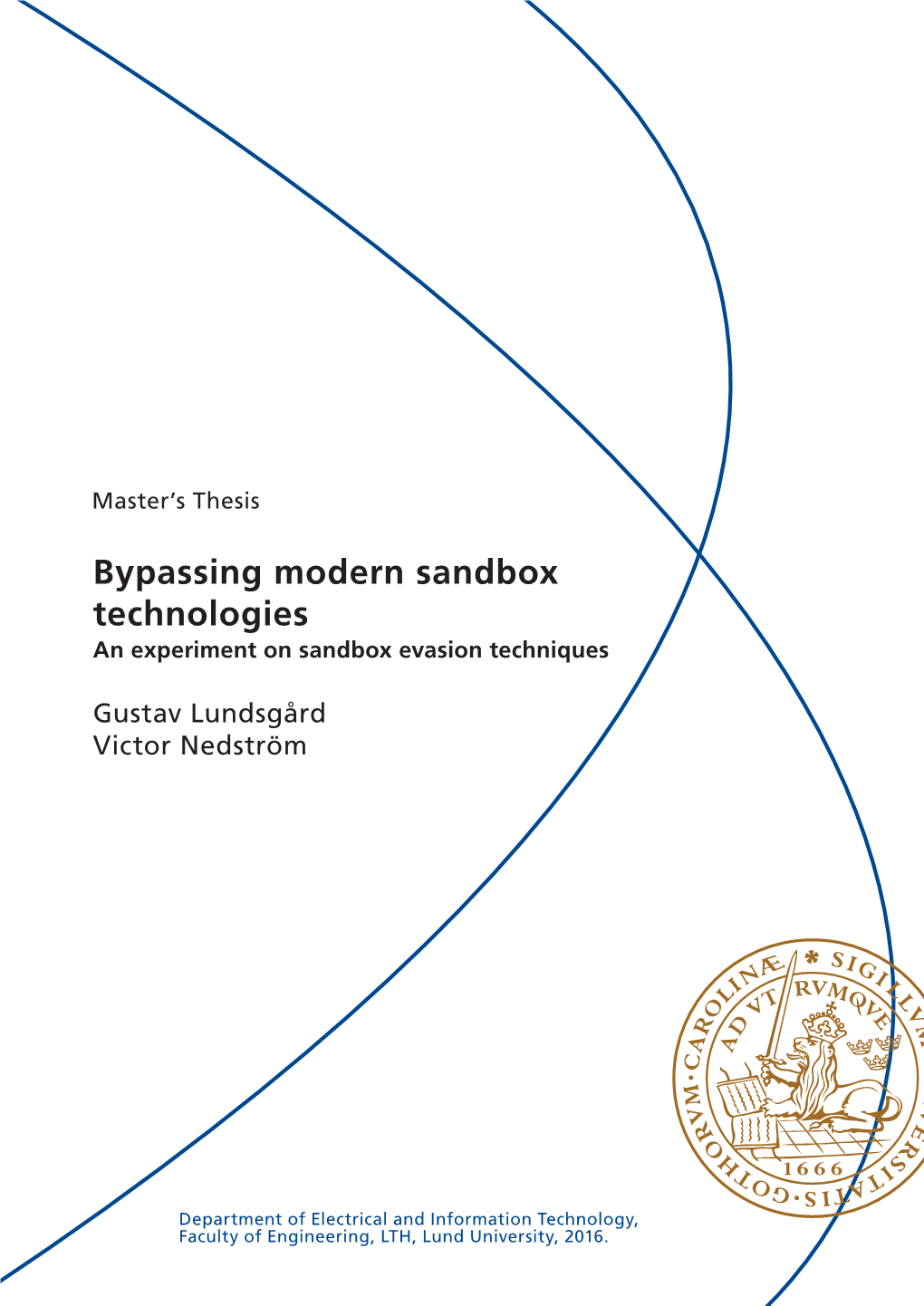 Bypassing Modern Sandbox Technologies